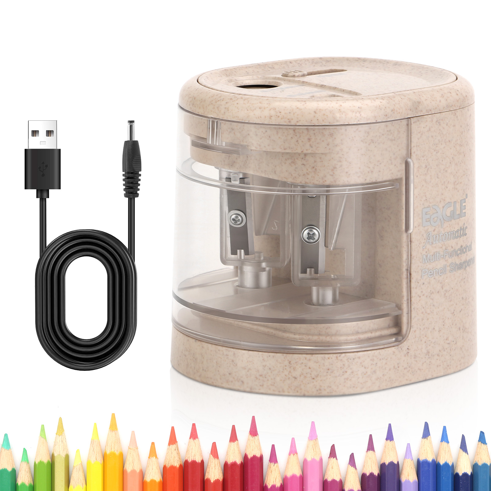 EAGLE Automatic Electric Penci - огляд і ціна Electric Pencil Sharpener Usb