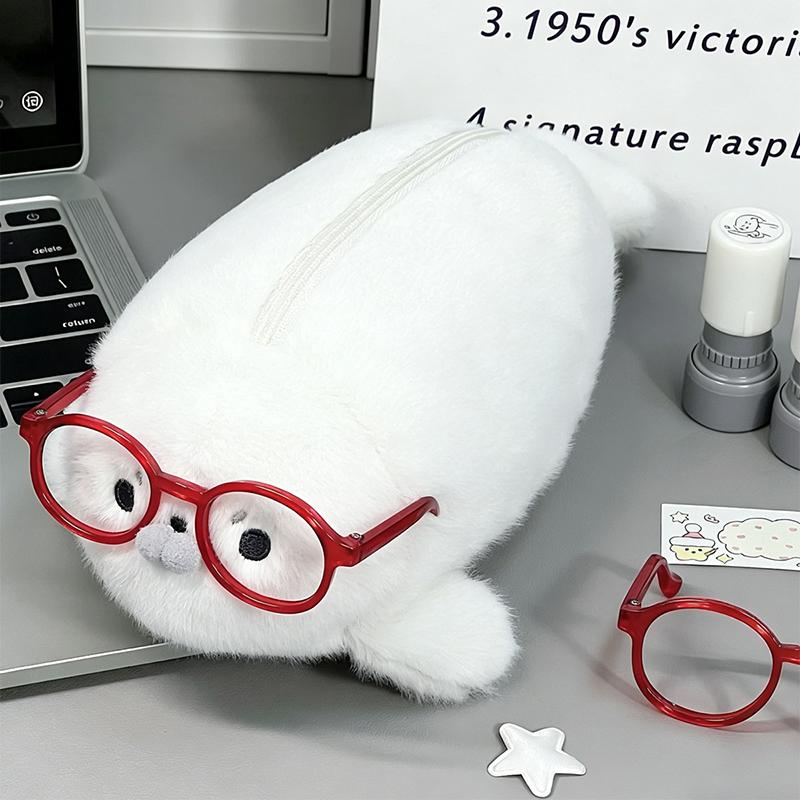 Seal Doll Pencil Case Large St - огляд і ціна Aesthetic Large Pencil Case Pouch