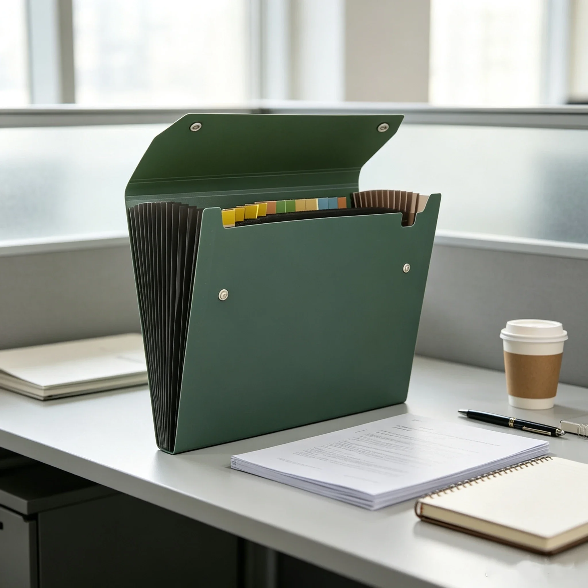 13 Pocket A4 Expanding File Or - огляд і ціна Expandable Accordion File Folder 13 Pockets