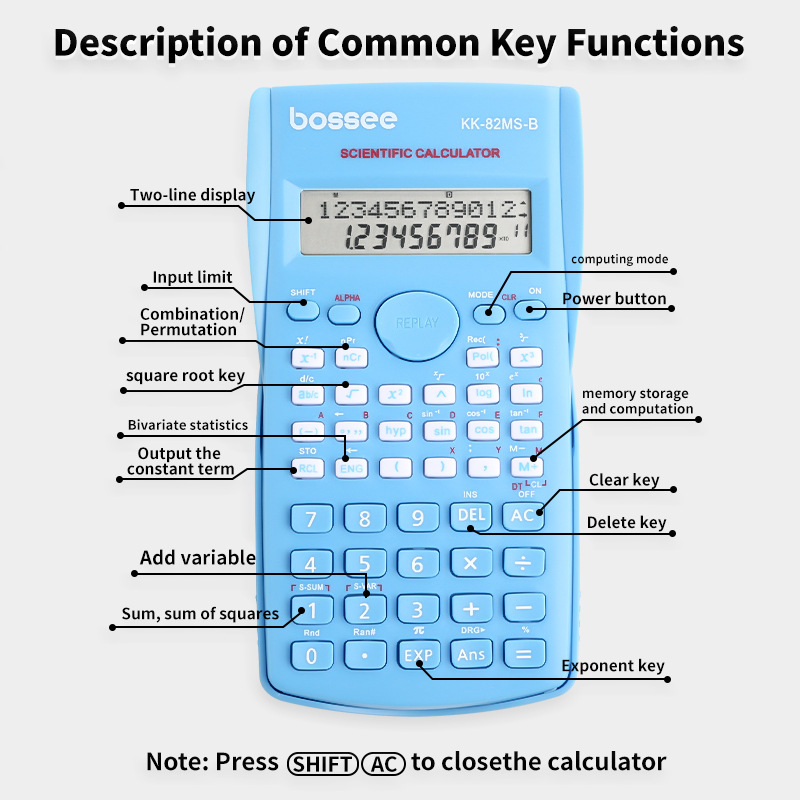 Scientific Calculator 240 Func - огляд і ціна Scientific Calculator For Secondary School