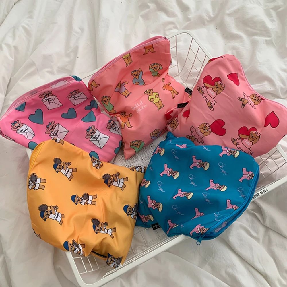 Cute Kawaii Makeup Bag Bear Pa - огляд і ціна Stationery