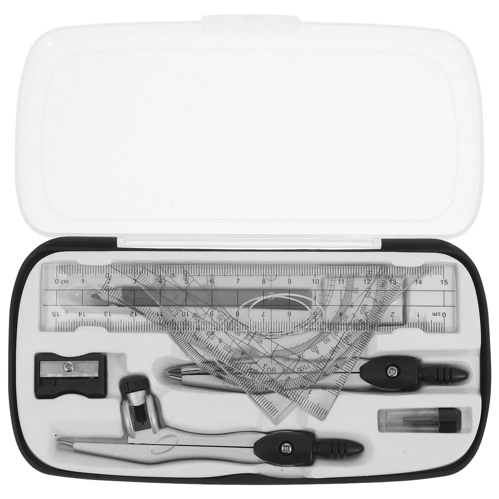 1Set Geometry Drawing Set with - огляд і ціна Math Geometry Set With Compass