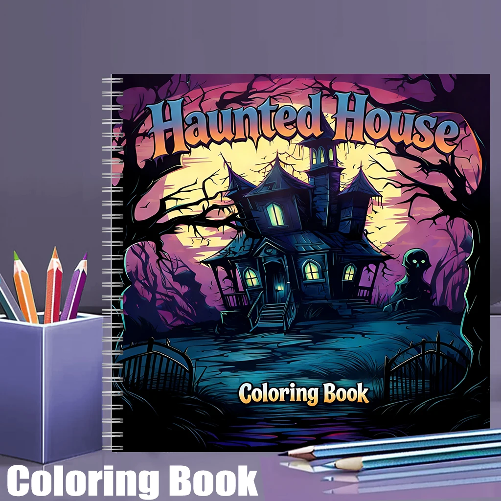 Haunted House Coloring Book fo - огляд і ціна School Supplies