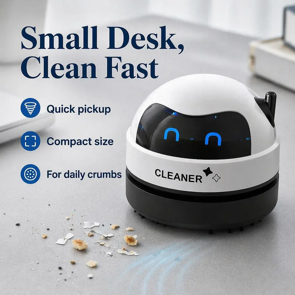 Portable Mini Desktop Vacuum C - огляд і ціна Mini Desktop Vacuum Cleaner For Eraser Dust